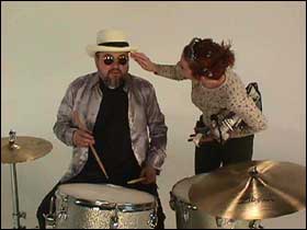 Bun E Carlos at video shooting