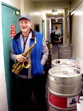 Bill Janssen in the .... dressing room!